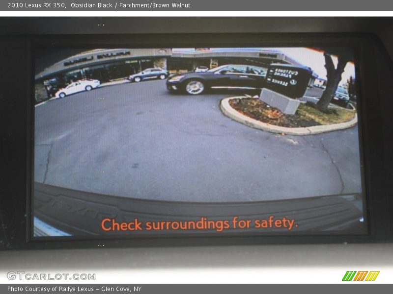 Obsidian Black / Parchment/Brown Walnut 2010 Lexus RX 350