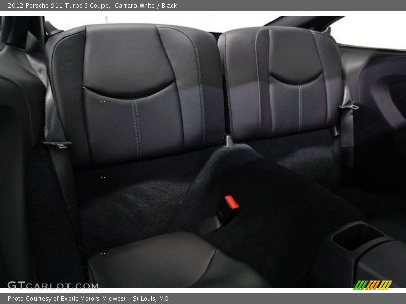 Rear Seat of 2012 911 Turbo S Coupe