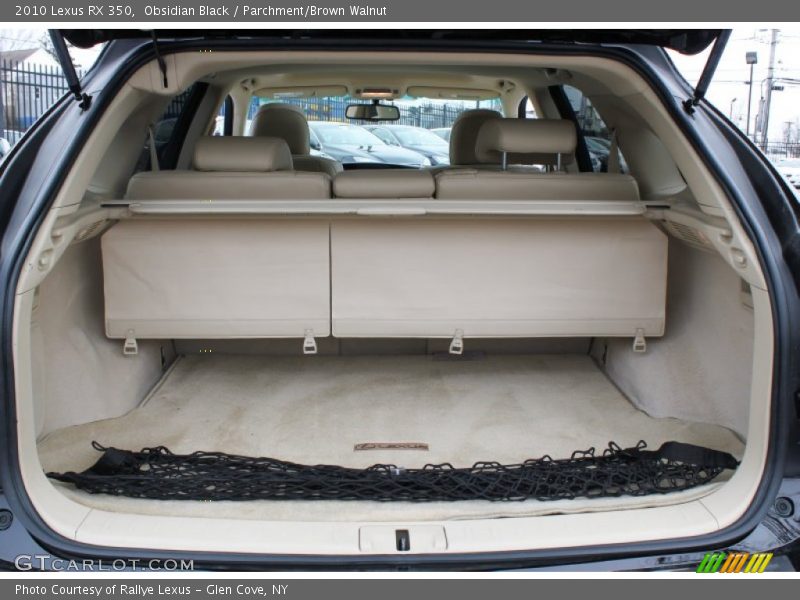 Obsidian Black / Parchment/Brown Walnut 2010 Lexus RX 350