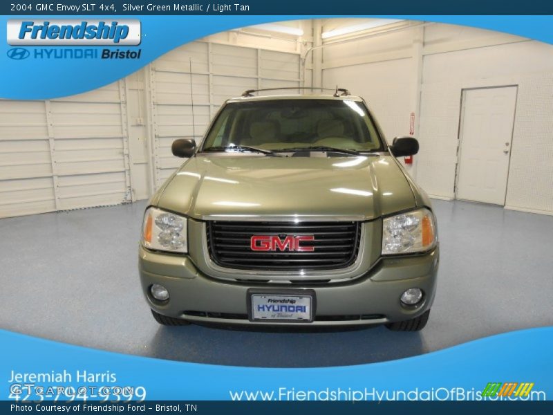 Silver Green Metallic / Light Tan 2004 GMC Envoy SLT 4x4