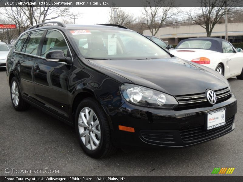 Black / Titan Black 2010 Volkswagen Jetta SE SportWagen