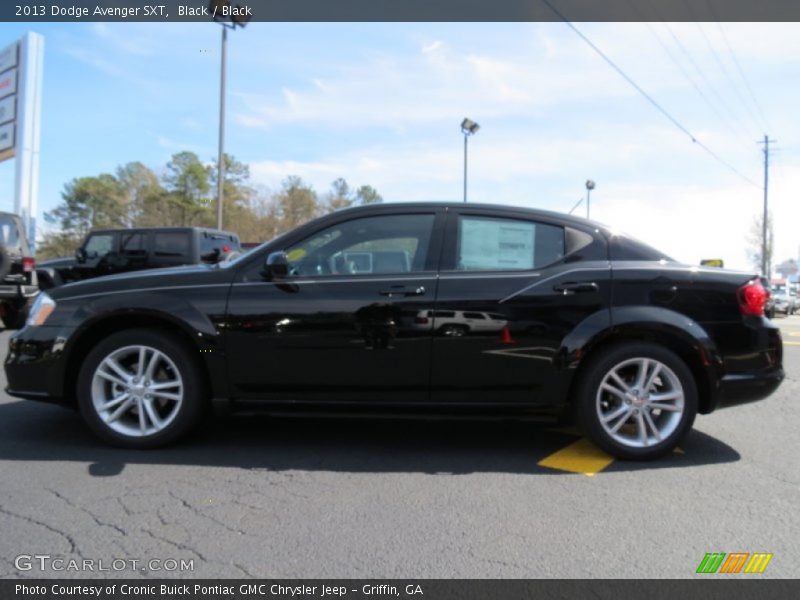 Black / Black 2013 Dodge Avenger SXT