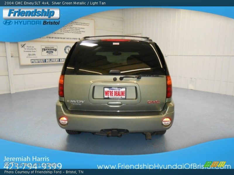 Silver Green Metallic / Light Tan 2004 GMC Envoy SLT 4x4