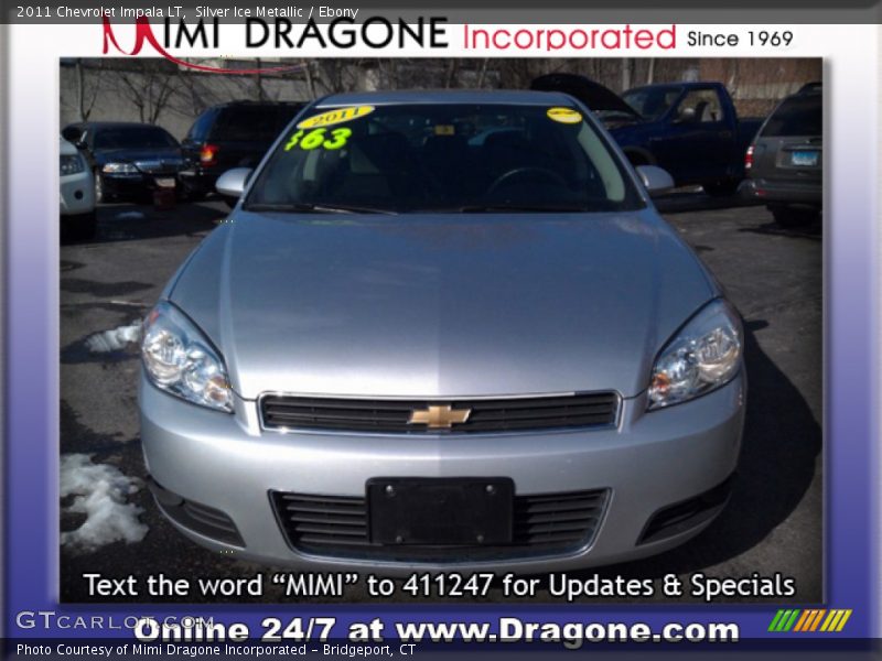 Silver Ice Metallic / Ebony 2011 Chevrolet Impala LT