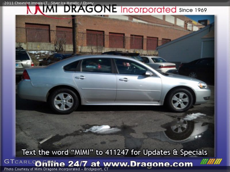 Silver Ice Metallic / Ebony 2011 Chevrolet Impala LT