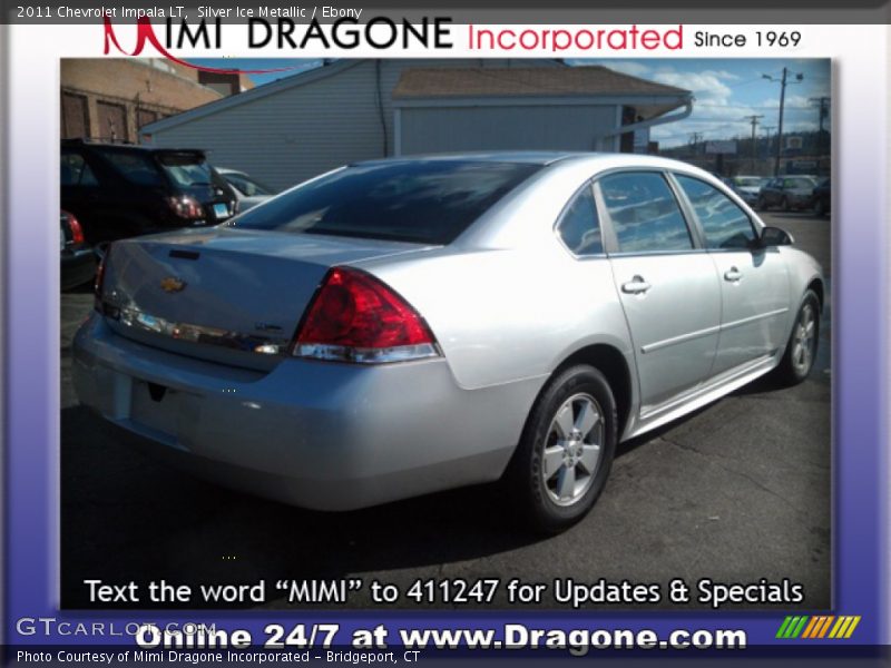 Silver Ice Metallic / Ebony 2011 Chevrolet Impala LT