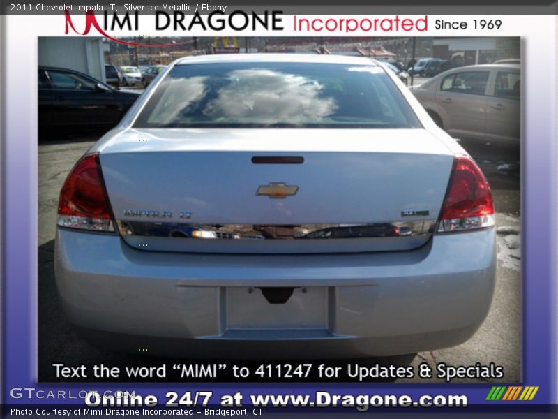 Silver Ice Metallic / Ebony 2011 Chevrolet Impala LT