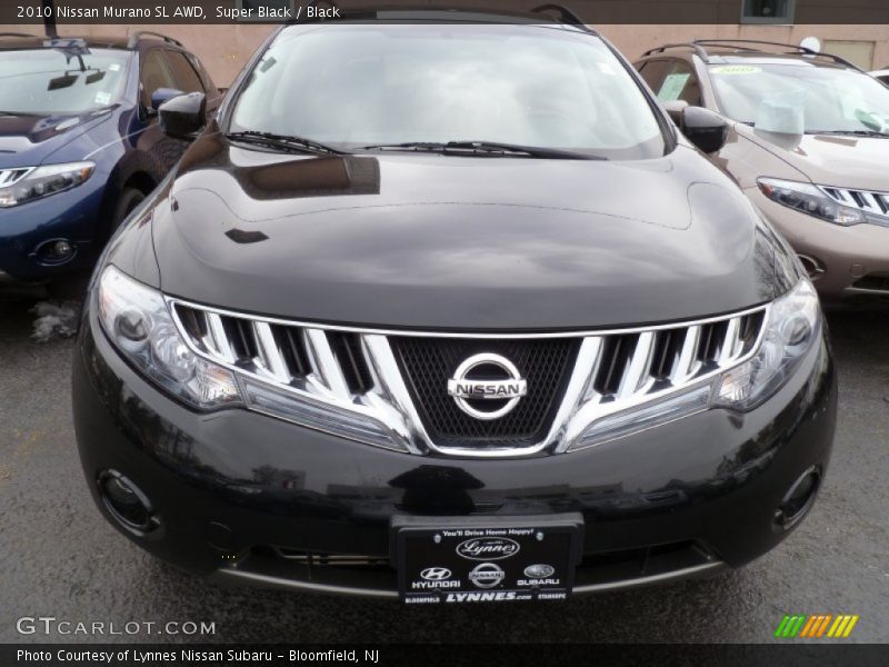 Super Black / Black 2010 Nissan Murano SL AWD
