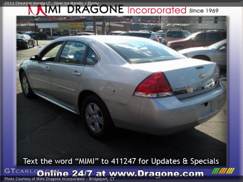Silver Ice Metallic / Ebony 2011 Chevrolet Impala LT