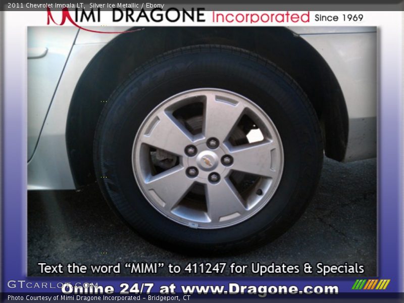Silver Ice Metallic / Ebony 2011 Chevrolet Impala LT