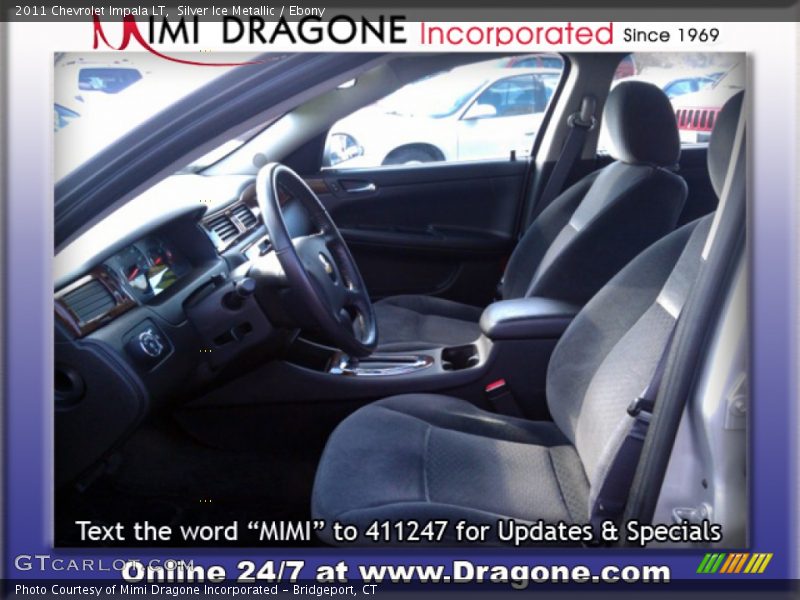 Silver Ice Metallic / Ebony 2011 Chevrolet Impala LT