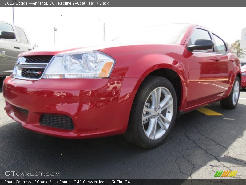 Redline 2-Coat Pearl / Black 2013 Dodge Avenger SE V6