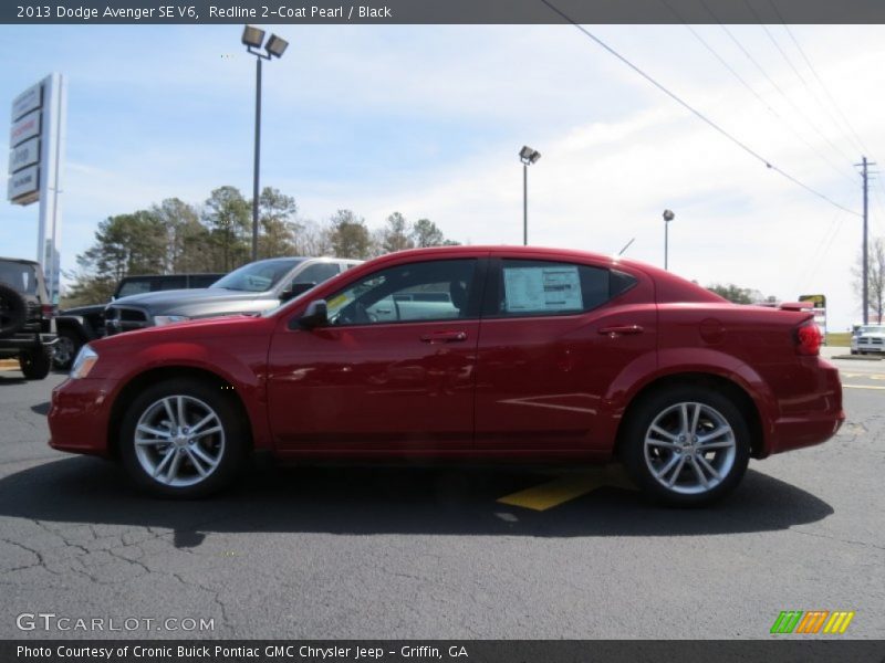 Redline 2-Coat Pearl / Black 2013 Dodge Avenger SE V6