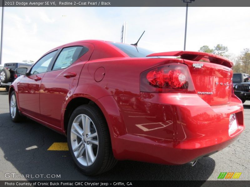 Redline 2-Coat Pearl / Black 2013 Dodge Avenger SE V6