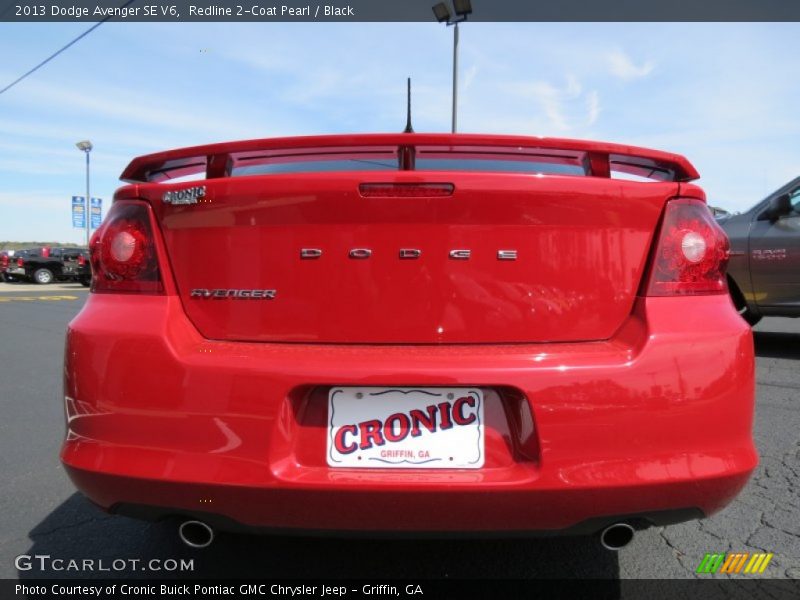 Redline 2-Coat Pearl / Black 2013 Dodge Avenger SE V6