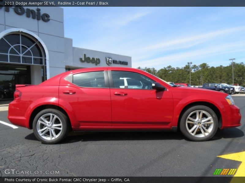 Redline 2-Coat Pearl / Black 2013 Dodge Avenger SE V6