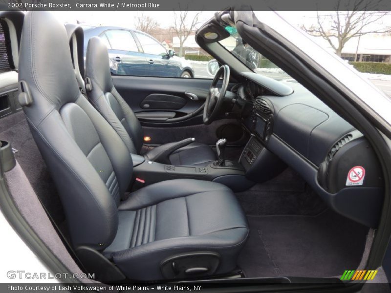  2002 Boxster  Metropol Blue Interior