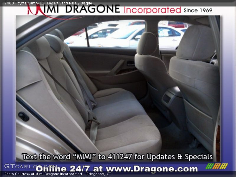 Desert Sand Mica / Bisque 2008 Toyota Camry LE