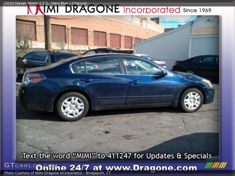Navy Blue / Charcoal 2010 Nissan Altima 2.5 S