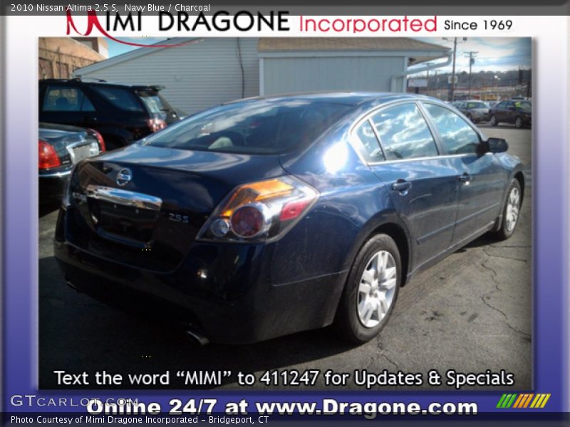 Navy Blue / Charcoal 2010 Nissan Altima 2.5 S