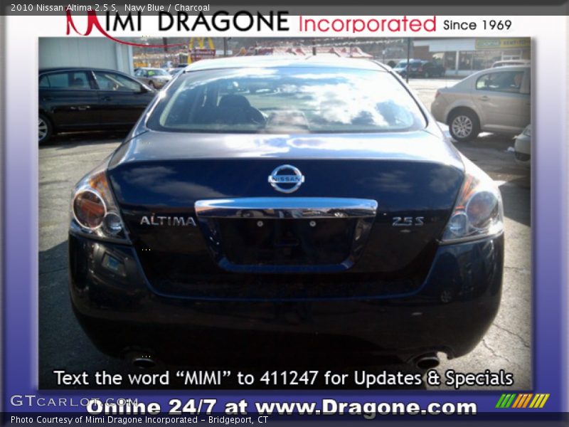 Navy Blue / Charcoal 2010 Nissan Altima 2.5 S