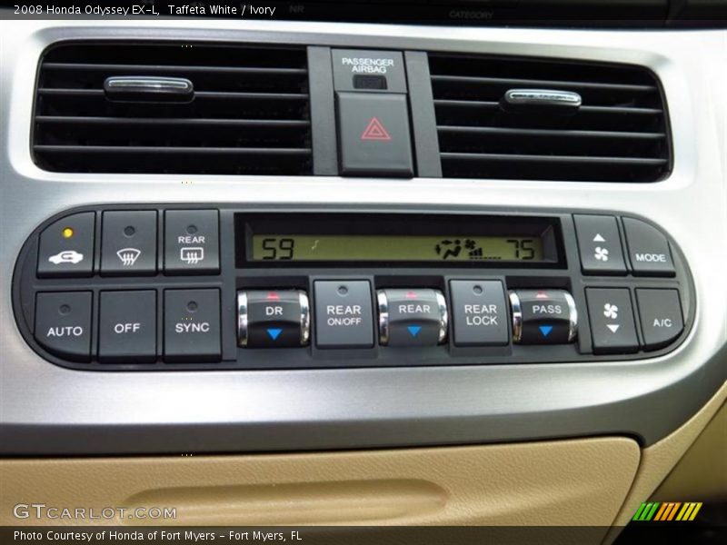 Taffeta White / Ivory 2008 Honda Odyssey EX-L