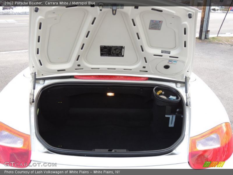  2002 Boxster  Trunk