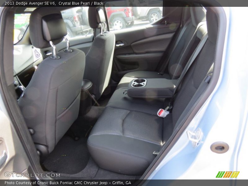 Crystal Blue Pearl / Black 2013 Dodge Avenger SE V6