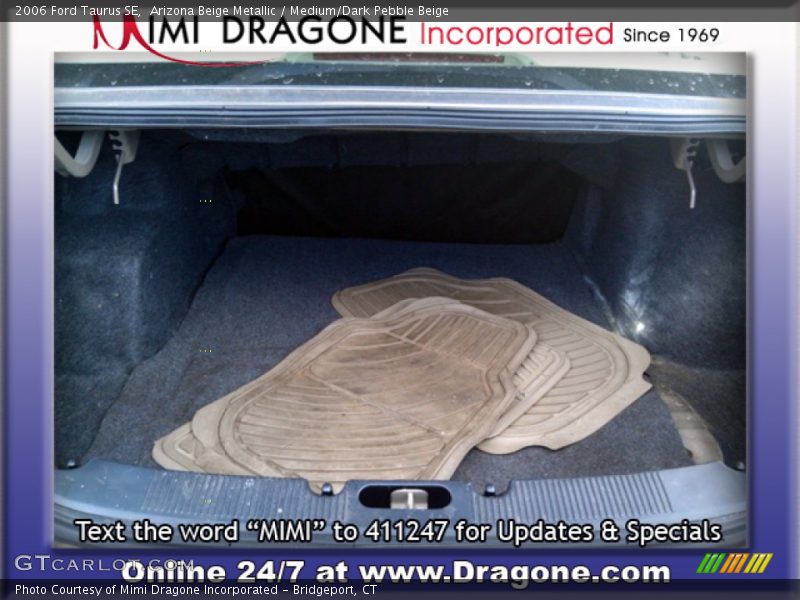 Arizona Beige Metallic / Medium/Dark Pebble Beige 2006 Ford Taurus SE