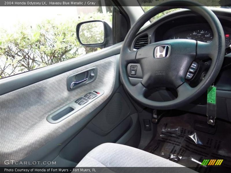 Havasu Blue Metallic / Gray 2004 Honda Odyssey LX