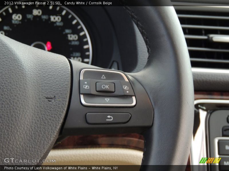 Controls of 2012 Passat 2.5L SEL