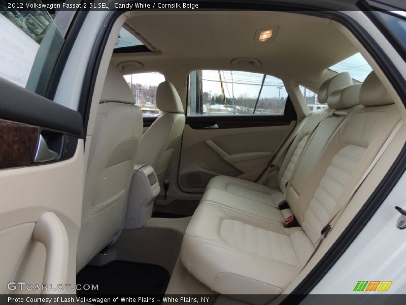 Rear Seat of 2012 Passat 2.5L SEL