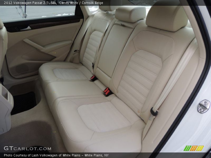 Rear Seat of 2012 Passat 2.5L SEL