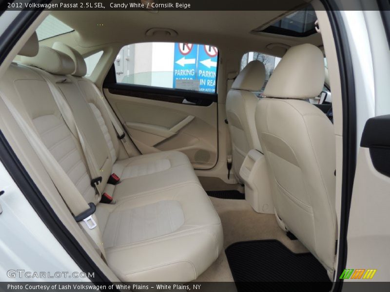 Rear Seat of 2012 Passat 2.5L SEL