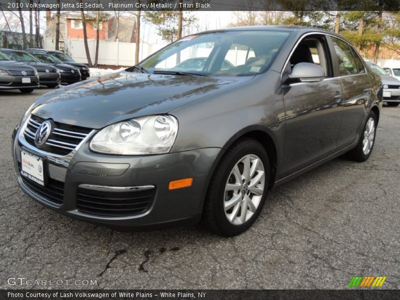 Platinum Grey Metallic / Titan Black 2010 Volkswagen Jetta SE Sedan