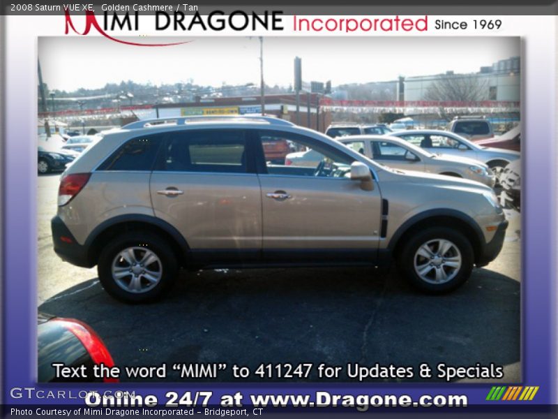 Golden Cashmere / Tan 2008 Saturn VUE XE