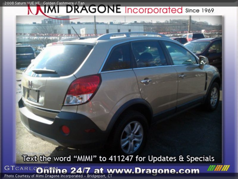 Golden Cashmere / Tan 2008 Saturn VUE XE