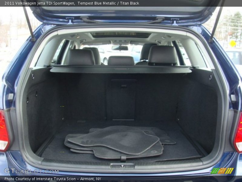 Tempest Blue Metallic / Titan Black 2011 Volkswagen Jetta TDI SportWagen