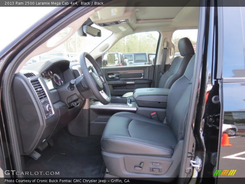  2013 2500 Laramie Mega Cab 4x4 Black Interior