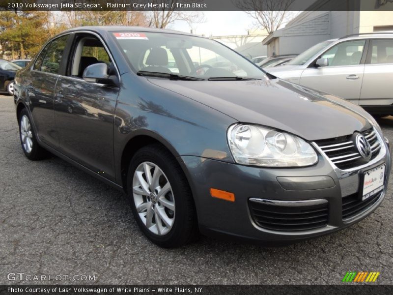 Platinum Grey Metallic / Titan Black 2010 Volkswagen Jetta SE Sedan