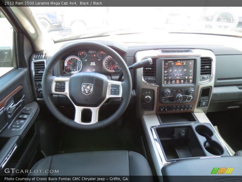 Dashboard of 2013 2500 Laramie Mega Cab 4x4