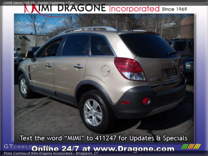 Golden Cashmere / Tan 2008 Saturn VUE XE