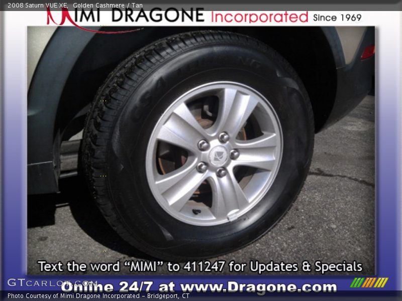 Golden Cashmere / Tan 2008 Saturn VUE XE