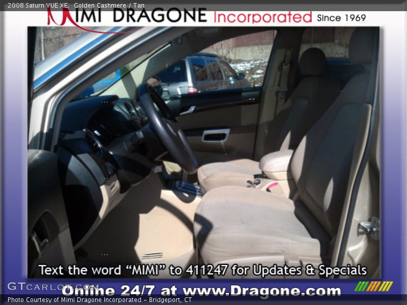 Golden Cashmere / Tan 2008 Saturn VUE XE