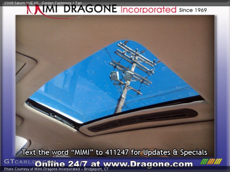 Golden Cashmere / Tan 2008 Saturn VUE XE