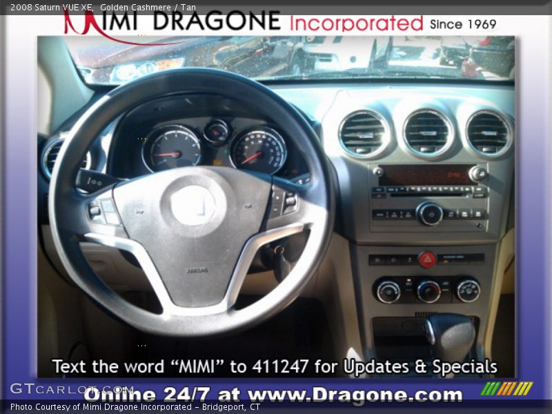 Golden Cashmere / Tan 2008 Saturn VUE XE