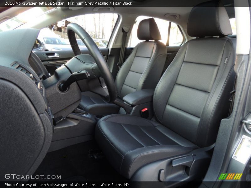 Front Seat of 2010 Jetta SE Sedan