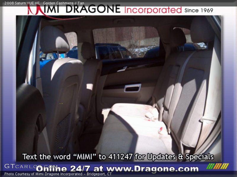 Golden Cashmere / Tan 2008 Saturn VUE XE