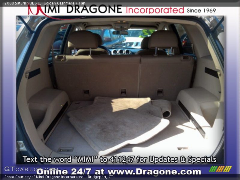 Golden Cashmere / Tan 2008 Saturn VUE XE