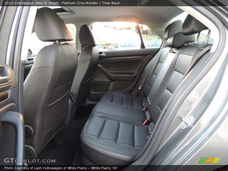 Rear Seat of 2010 Jetta SE Sedan